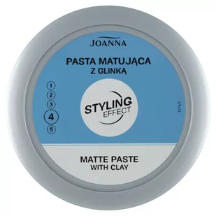 Joanna Styling Pasta Matująca Z Glinką 100G - Kosmetyki do stylizacji włosów - miniaturka - grafika 1