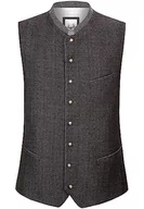 Garnitury - Stockerpoint Męska kamizelka Pino do stroju ludowego, szary, 52 - miniaturka - grafika 1
