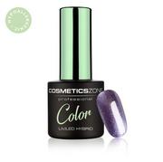 Lakiery hybrydowe - Lakier hybrydowy hipoalergiczny fioletowy metaliczny 7ml – Glitter Purple 089 - miniaturka - grafika 1