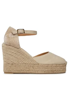 Castañer Espadryle Carol/8ED/001 20975-203 Beżowy - Espadryle damskie - miniaturka - grafika 1
