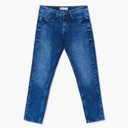 Spodnie męskie - Cropp - Niebieskie jeansy regular - Niebieski - miniaturka - grafika 1