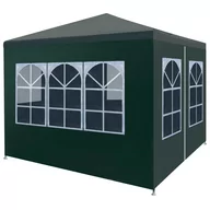 Altany ogrodowe - vidaXL Namiot imprezowy, 3 x 3 m, zielony - miniaturka - grafika 1