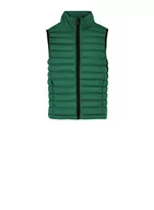 Kurtki i płaszcze dla chłopców - ECOALF, kamizelka dziecięca Cardiffalf, poliester z recyklingu z wysokim kołnierzem wypełniaczem Fellex, ultralekka i wygodna kamizelka dla dzieci, Zielony, 10 lat - miniaturka - grafika 1