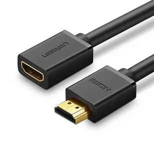 UGREEN Kabel HDMI męski do HDMI żeński HD107, FullHD, 3D, 1m (czarny) - Kable - miniaturka - grafika 2