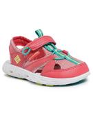 Buty dla dziewczynek - Columbia Sandały Childrens Techsun Wave BC2082 Różowy - miniaturka - grafika 1