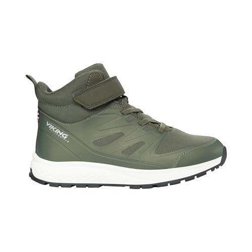 Viking Equip Mid WP 1V, Buty do chodzenia, Olive, 33 EU, oliwkowy, 33 EU