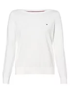 Swetry damskie - Tommy Hilfiger - Sweter damski, biały - miniaturka - grafika 1