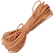 Półfabrykaty do biżuterii - [717127] Sznurek woskowany łososiowy 1mm 7m - miniaturka - grafika 1