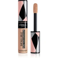 L'Oréal Paris Infaillible More Than Concealer nr 323 Fawn, korektor o wysokiej zawartości pigmentów, bardzo duży aplikator, 11 ml