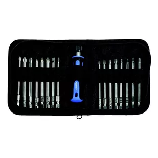 KS Tools Śrubokręt, rączka z wymiennymi końcówkami TOOLS 17 elementów (1592010) - Wiertła - miniaturka - grafika 1