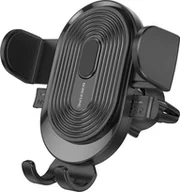 Uchwyty samochodowe do telefonów - Borofone Borofone Uchwyt Samochodowy BH84 Experience na kratkę czarny - miniaturka - grafika 1