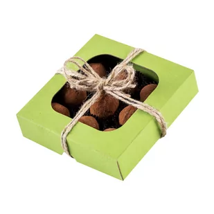 Czekoladki miodowe trufle brandy 170g zielone - Bombonierki i czekoladki - miniaturka - grafika 1