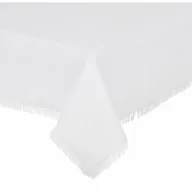 Obrusy i serwetki - Obrus MY HOME Pure White 130 x 160 cm Biały - miniaturka - grafika 1