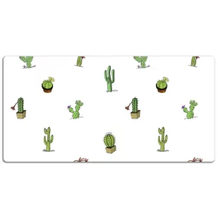 Ochronna mata podkładka na biurko Kaktusy 120x60 cm, Dywanomat - Podkładki na biurko Ochronna mata podkładka na biurko Kaktusy 120x60 cm, Dywanomat - Podkładki na biurko - miniaturka - grafika 1