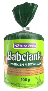 NaturAvena Babcianki z Czosnkiem Niedźwiedzim 100g - NaturAvena NAVBABCIANCZN - Inne pieczywo - miniaturka - grafika 1