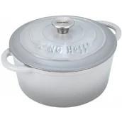 Garnki - Kinghoff Lumarko Emaliowany Garnek Żeliwny 24cm Kh-1521! KH-1521 - miniaturka - grafika 1