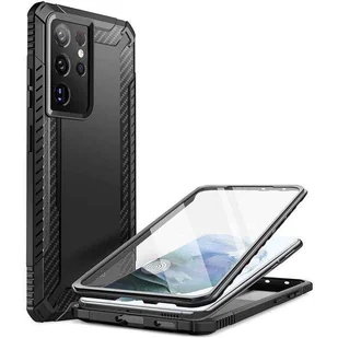 Supcase Etui Clayco Xenon do Samsung Galaxy S21 Ultra Czarny - Etui i futerały do telefonów - miniaturka - grafika 4