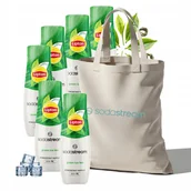 Syropy i koncentraty owocowe - Zestaw Syrop do wody SodaStream Lipton Green Ice Tea 6x440ML + Torba - miniaturka - grafika 1