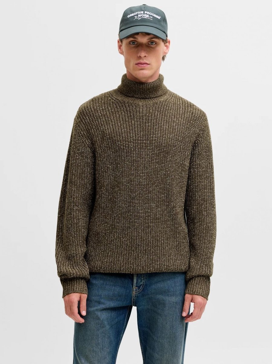 maglie mężczyzna jack and jones 12289853 bleecker canteen/moonbeam