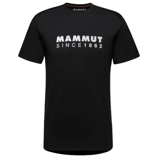 Koszulka męska Mammut Trovat T-Shirt Men Logo Rozmiar: XXL / Kolor: czarny - Koszulki sportowe męskie - miniaturka - grafika 1
