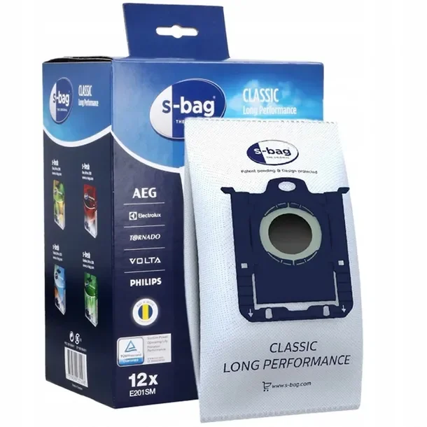 12x Worki ELEKTROLUX E201SM S-Bag Long Performance
