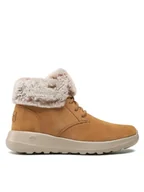 Botki damskie - Skechers Botki Plush Dreams 144042/CSNT Brązowy - miniaturka - grafika 1