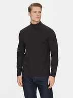 Swetry męskie - Calvin Klein Golf K10K111858 Czarny Regular Fit - miniaturka - grafika 1