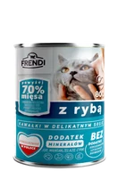 Mokra karma dla kotów - Frendi kawałki w delikatnym sosie z rybą 800g - miniaturka - grafika 1