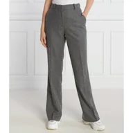 Spodnie damskie - Calvin Klein Wełniane spodnie | Regular Fit - miniaturka - grafika 1