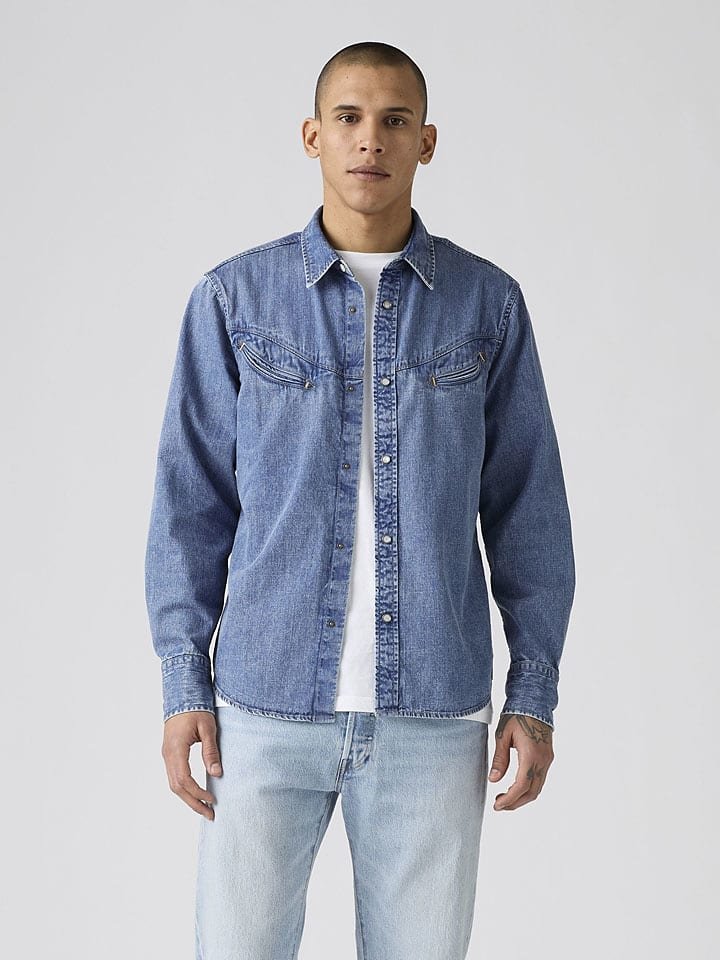 Levi's Koszula dżinsowa w kolorze błękitnym