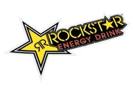 Akcesoria motoryzacyjne - Naklejka Rockstar Energy Drink, 120x60 mm - miniaturka - grafika 1