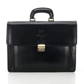 Teczki i aktówki - I EKSKLUZYWNA SKÓRZANA TECZKA MĘSKA PAOLO PERUZZI N03-BL - miniaturka - grafika 1