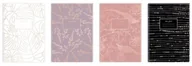 Szkolne artykuły papiernicze - Brulion A6/96 kratka metallic Rose Gold Interduk 70g - miniaturka - grafika 1