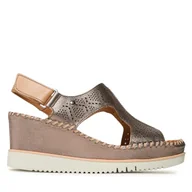 Sandały damskie - Sandały Pikolinos W3Z-1775CLC1 Szary - miniaturka - grafika 1