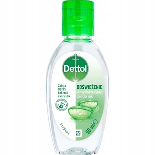 Dettol Żel antybakteryjny Aloes 50 ml () 135947 - Mydła - miniaturka - grafika 2