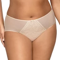 Komplety bielizny - Figi damskie z koronką AV 1396 beżowe  3XL - miniaturka - grafika 1