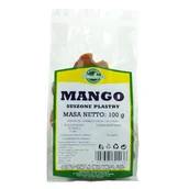 Bakalie - SMAKOSZ Mango suszone plastry 100g - miniaturka - grafika 1