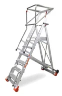 Drabiny - Drabina magazynowa FARAONE 400/SMT - 5,20m - miniaturka - grafika 1