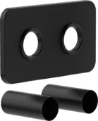 Akcesoria grzewcze - Mexen zestaw maskujący podwójny do grzejnika, czarny - W910-000-70 - miniaturka - grafika 1