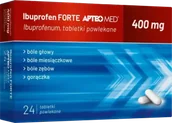 Przeziębienie i grypa - SYNOPTIS PHARMA SP. Z O.O. Apteo Med Ibuprofen 400mg 24 tabletki powlekane 3557792 - miniaturka - grafika 1