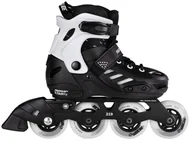 Rolki - Rolki freeskate dla dzieci Powerslide One Khaan Junior SQD Czarne - miniaturka - grafika 1
