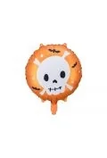 Dekoracje sali - balon foliowy czaszka 45cm - miniaturka - grafika 1