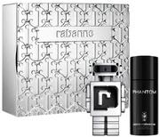 Zestawy kosmetyków męskich - Zestaw prezentowy dla mężczyzn Paco Rabanne Phantom Woda toaletowa w sprayu 100 ml, 2 elementy (3349668623457) - miniaturka - grafika 1