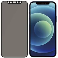 Folie ochronne do telefonów - PanzerGlass Szkło ochronne Edge-to-Edge Privacy Antibacterial na Apple iPhone 12 mini P2710) Czarne - miniaturka - grafika 1