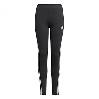 Spodnie i spodenki dla dziewczynek - Adidas Designed 2 Move 3-Stripes Tights > GN1453 - grafika 1