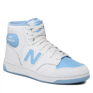 Półbuty męskie - Sneakersy New Balance BB480SCC Biały - grafika 1