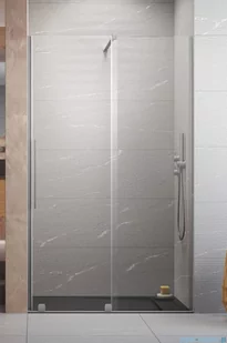Radaway Furo Brushed Nickel DWJ drzwi prysznicowe 140cm prawe szczotkowany nikiel 10107722-91-01R/10110680-01-01 | - Akcesoria do armatury i ceramiki - miniaturka - grafika 1