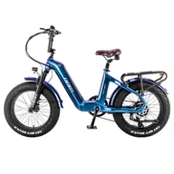 Rowery - FAFREES F20 Master E-bike 20*4.0 inch Air Tire 500W Rear Drive 25km/h Max Speed 48V 22.5Ah Battery 140-160km Range -Blue - miniaturka - grafika 1
