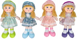 Maskotka Lalka Szmacianka 4 kolory - 30cm - Lalki dla dziewczynek - miniaturka - grafika 1