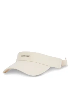 Calvin Klein Daszek K60K613144 Écru - Czapki damskie - miniaturka - grafika 1
